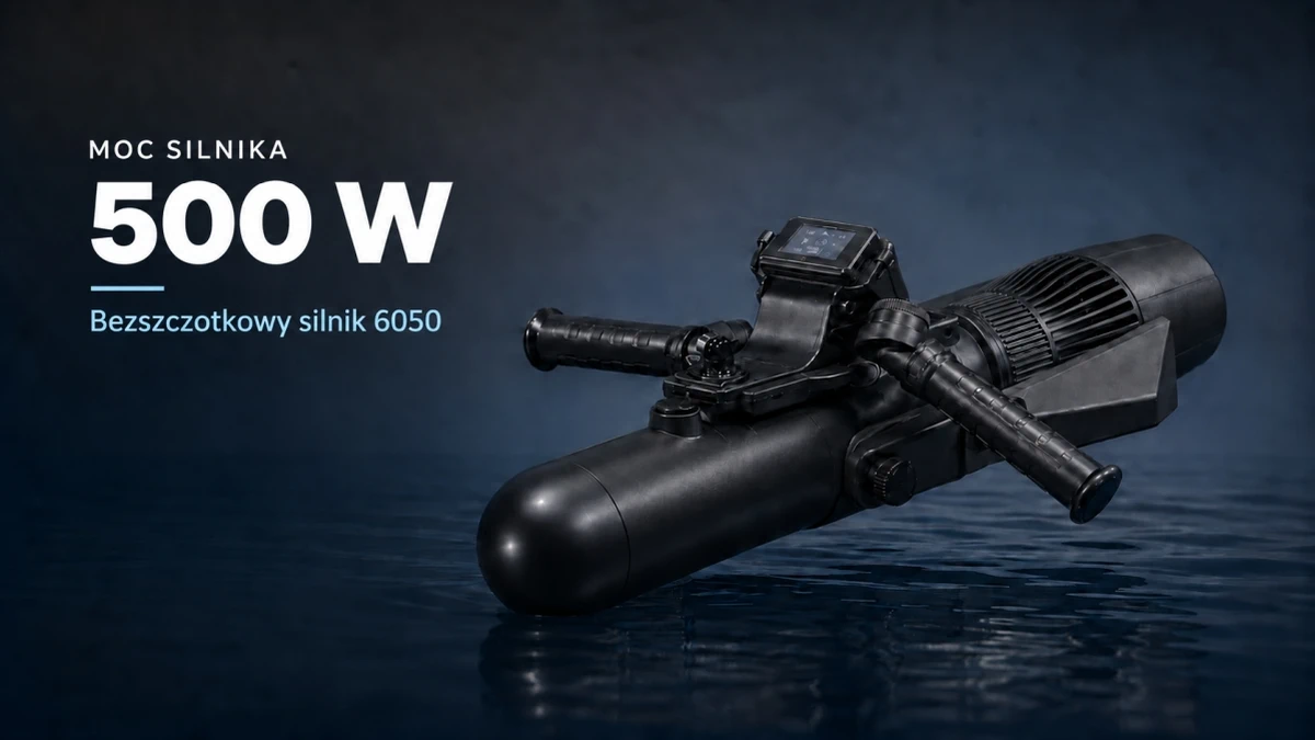Zbliżenie na silnik bezszczotkowy 500 W w napędzie Black Forest HydroJet.
